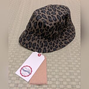 NWT Eat Dust Antwerp Cheetah Print Bucket Hat Size Small Made in Portugal